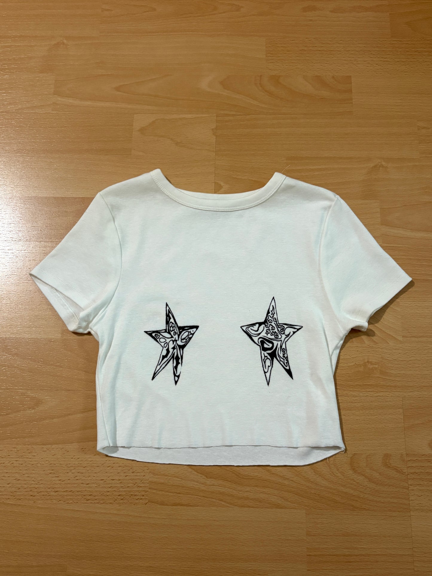 Hand-Drawn Crop Top, 2026