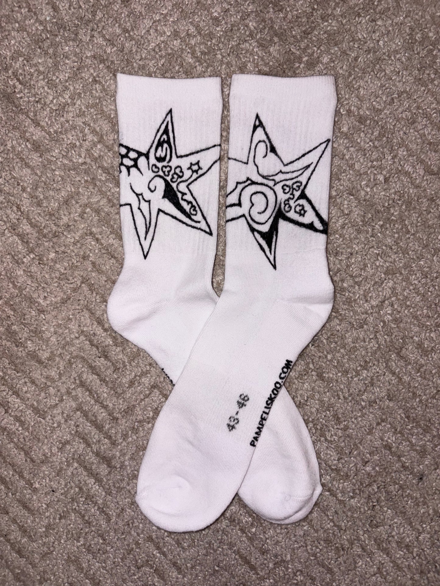 Hand-Drawn Socks 43-46, 2026