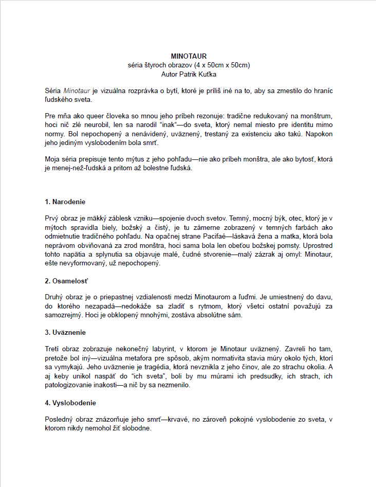 Minotur—Vyslobodenie (4/4), 2025