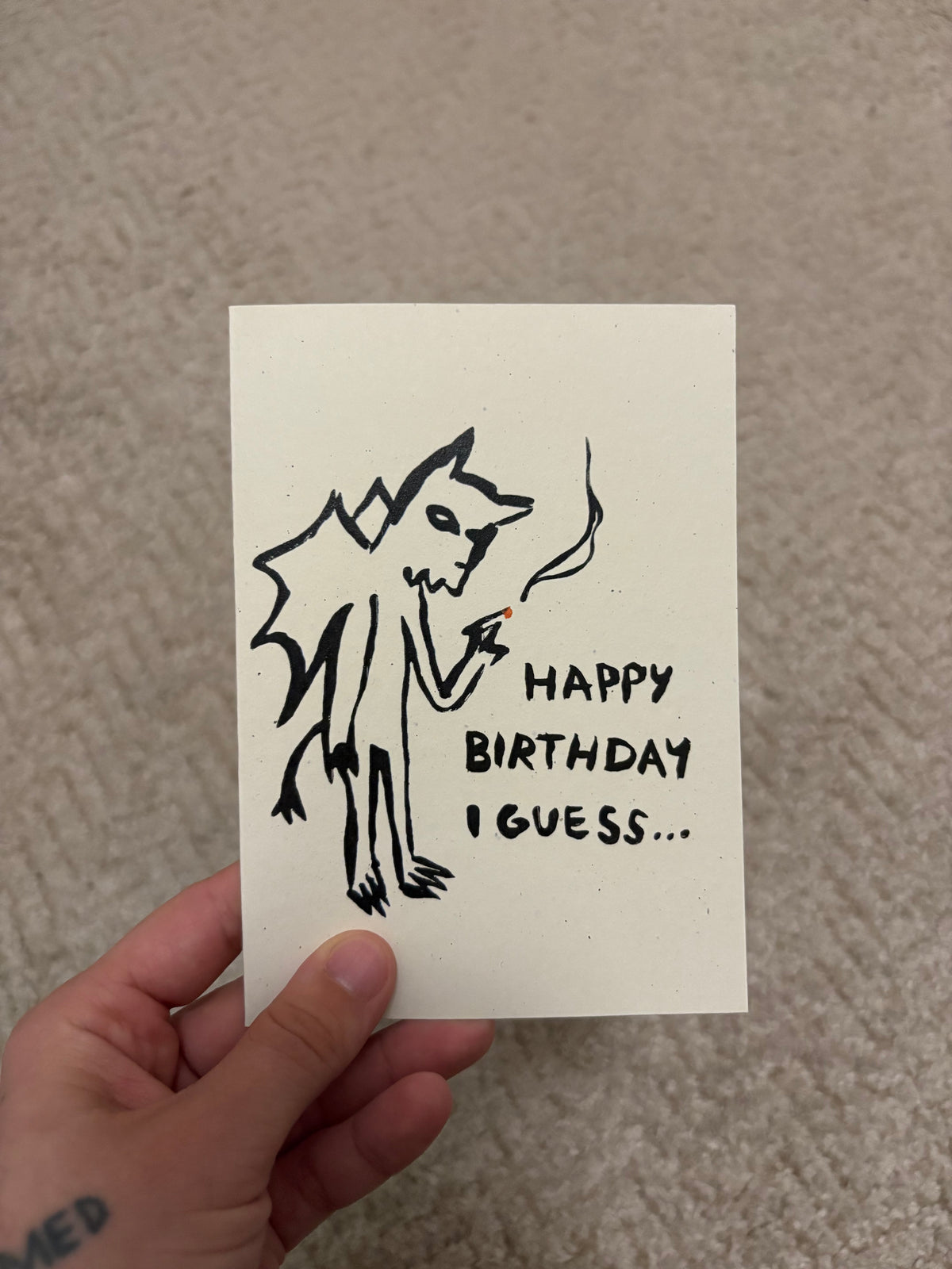 Birthday card, 2026