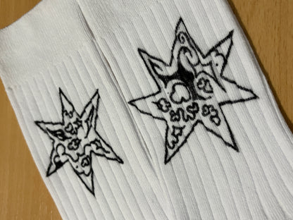 Hand-Drawn Socks 39-42, 2026