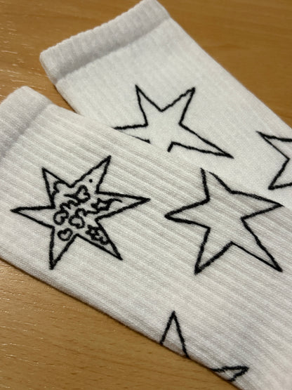Hand-Drawn Socks 35-38, 2026