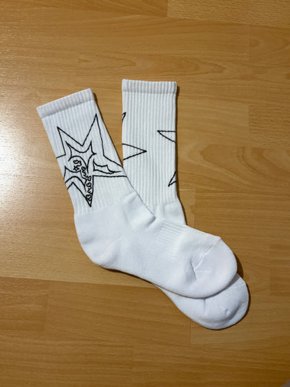 Hand-Drawn Socks 35-38, 2026