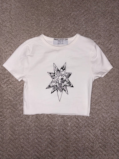 Hand-Drawn Crop Top, 2026